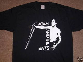 THE ANTS ANTS INVASION TOUR 1980 T SHIRT PUNK BOW WOW WOW ADAM ANT