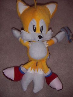 12 YELLOW TAILS the FOX from SONIC The Hedgehog TOP QUALITY Toy