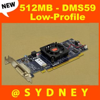 Radeon HD5450 512MB DMS 59 Dual Screens Low Profile Video Card #0HFKYC