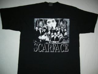 Tony Montana Scarface sopranos mafia t shirt Large new
