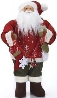 16 SANTA WITH RED SWEATER AND GARLAND