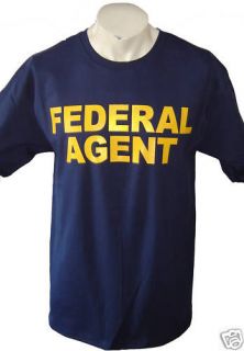 Federal Agent Officer Police Cop ATF DEA FBI T shirt M