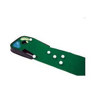 Golf Practice Putting Aid Mat Automatic Ball Return Sand Trap Water