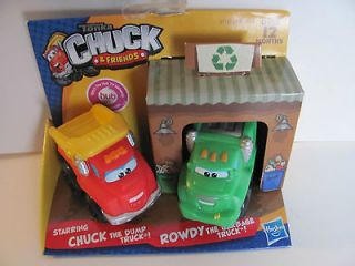 Tonka Chuck & Friends Chuch the dump truck and Rowdy the garbage truck