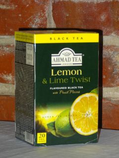 Ahmad Tea, Lemon & Lime Twist, Flavored Black Tea   20 Tea Bags