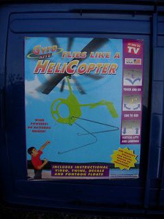 GYROKITE Helicopter Kite Gyrocopter Airplane Toy Pilot Gift Video