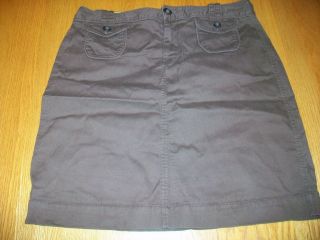 OLD NAVY WOMENS BROWN SKIRT SIZE 8 VERY NICE (1)