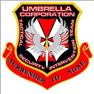 Umbrella Corp. TACTICAL SECURITY INTERVENTION TEAM (1) decal