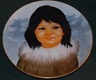 CHILDREN AMERICA Eskimo Girl LAURA JOHNSON PLATE