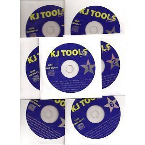 Karaoke KJ Tools 12 CDG Set 243 Songs Brand New Pop Country R&B