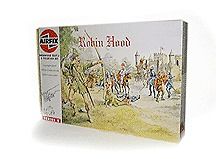 AIRFIX ROBIN HOOD & CASTLE PLAYSET, 1/72 Scale Mint Toy Soldier