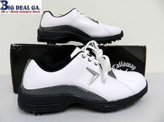 Callaway XTT Hot White/Charcoal Mens Waterproof Golf Shoes M147 Size 9