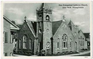 Zion Evangelical Lutheran Church, Glen Rock, PA 1943