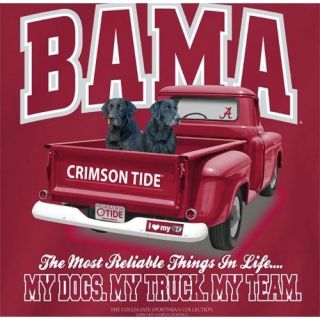 Alabama Crimson Football Tide T Shirts   My Dog   My Truck   My Team