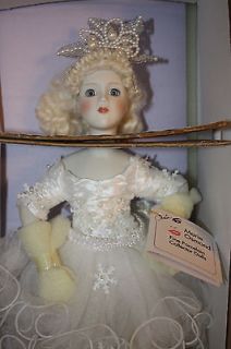 Marie Osmond Porcelain Collector Doll, Sarafina Snowflake