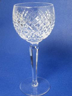 WATERFORD   Signed Crystal   Alana   1952   WINE HOCK GLASS   91C