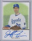 JEFF FRANCIS 2011 TOPPS MARQUEE MONUMENTAL MARKINGS ON CARD AUTO #4/5