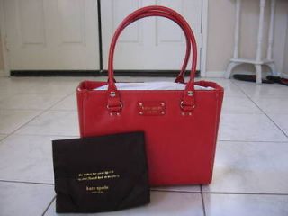 Kate Spade Wellesley Quinn Tote  Modern Red   New with Tag   Authentic