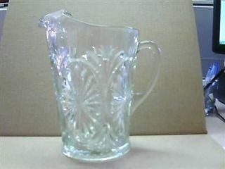 WATERFORD CRYSTAL ETCHED CUT GLASS JUICE/ WATER PITCHER 10 TALL