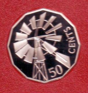 2002 Australia 50 Proof Coin Windmill Outback Water Supply Pump Bore