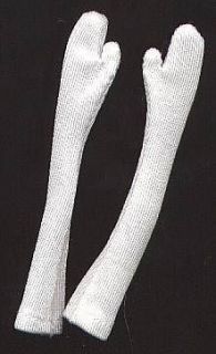 Madame Alexander 10 Doll White Full Arm Formal Gloves Fits Cissette