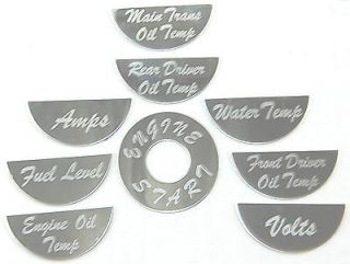 set b style stainless steel cursive letters for 379 359 Peterbilt