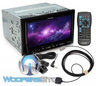 ALPINE INA W910 2 DIN DVD CD  EQ 7 TV SCREEN GPS NAVIGATION IPOD