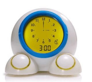 NEW Teach Me Time Talking Alarm Clock & Dual Color Nightlight *QUICK