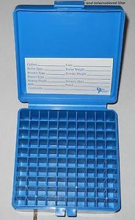 DILLON PLASTIC AMMO BOXES (2) 100rd .38 Spc, .357 Mag +++ W/LABELS FOR