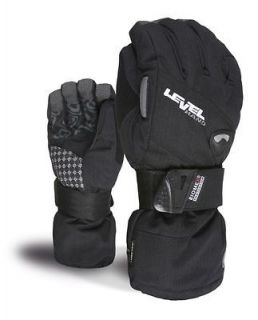 LEVEL HALF PIPE Goretex® Gloves w/ Biomex Wrist Grd   Black   12/13