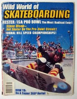 Wild World of Skateboarding Magazine Logan Earth Ski Eddie Katz Bob