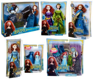 Brave Merida, Queen Elinor, Angus horse, bear, Doll, set girl toys