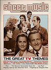 SONGBOOK  8 TV THEME SONGS SHEET MUSIC MAGAZINE 1985 VOCAL PIANO
