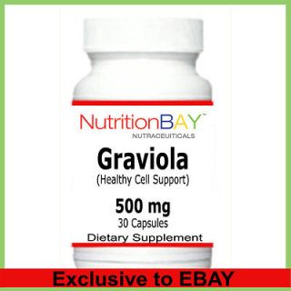 Bottles Graviola, Immune Function & Healthy Cell Support, 500 mg, 30