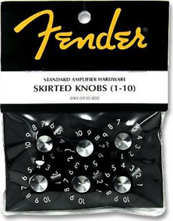 FENDER® SKIRTED DELUXE TWIN REVERB AMPLIFIER AMP KNOBS