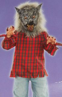 New WereWolf Wolf Halloween Costume Child Medium M