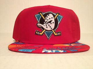 Custom Vintage Anaheim Mighty Ducks Snapback Hat Cap New NHL Fresh