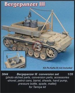 CMK 1/35 Bergepanzer III ARV Conversion Set for Panzer III (for Tamiya