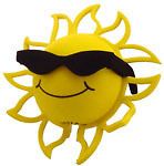 Cool Sun Sunglasses Antenna Topper Ball   NIP