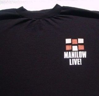 BARRY MANILOW 1999 tour LARGE concert T SHIRT