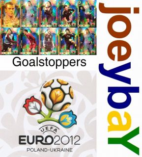 CHOOSE EURO 2012 GOAL STOPPER PANINI ADRENALYN XL GOALSTOPPERS FROM
