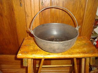 antique cast iron kettle