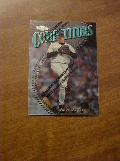 Finest Silver Uncommon ANDY PETITTE New York Yankees Insert Card # 287