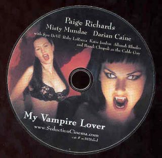 My Vampire Lover DVD Horror Movie Paige Richards Misty Mundae NO CASE