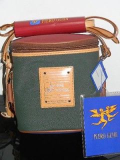 PIERO GUIDI Classic Lineabold Unisex Purse Handbag New With Tags