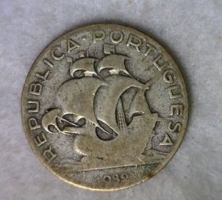 PORTUGAL 2 1/2 ESCUDOS 1932 PORTUGUESE SILVER COIN
