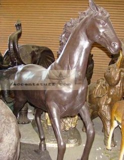 Huge Heavey Life Size Bronze Horse Statue Awsome