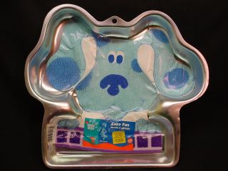 Wilton BLUES CLUES cake pan PUPPY DOG 2003 metal mold INSERT