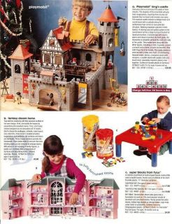 1994 Vintage Playmobil Kings Castle Ad/Fantasy Dream Home Doll House