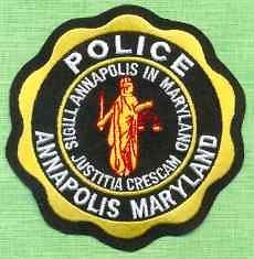 ANNAPOLIS MARYLAND POLICE PATCH STATE CAPITAL!